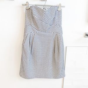 Gorgeous Club Monaco strapless dress.